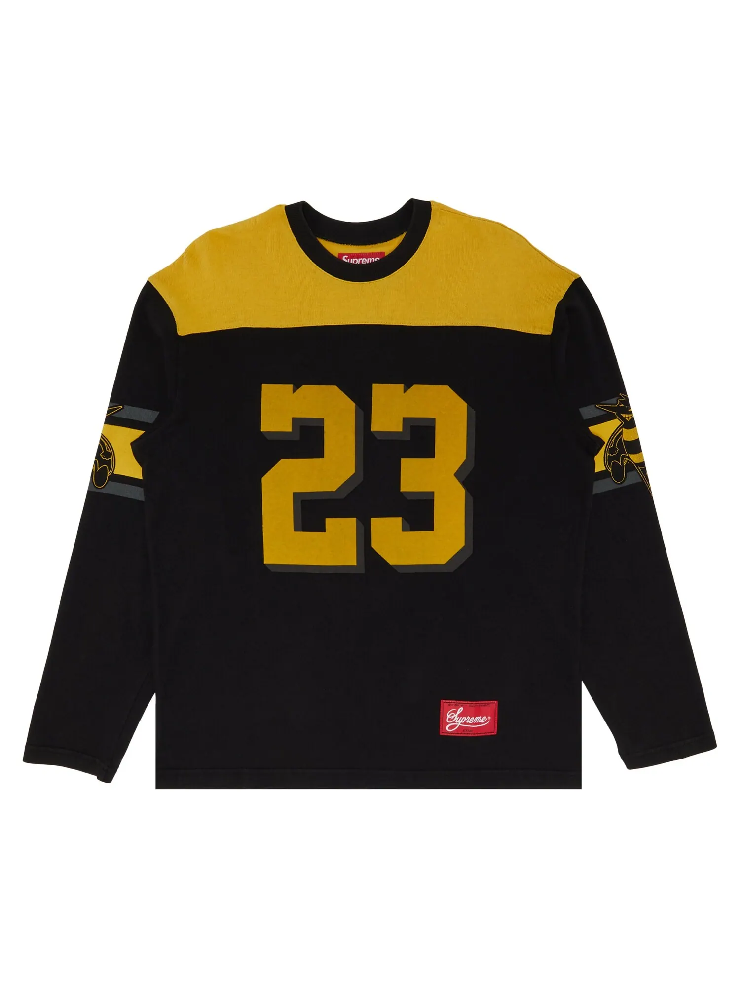 Футбольная футболка с длинными рукавами Supreme Bumblebee