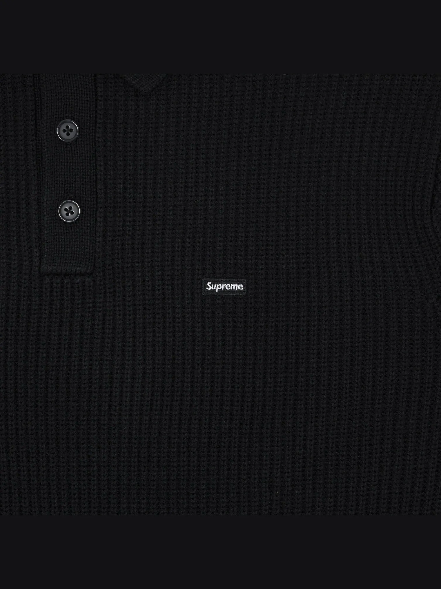 Свитер-поло Supreme Small Box — изображение 3 из 3, черный