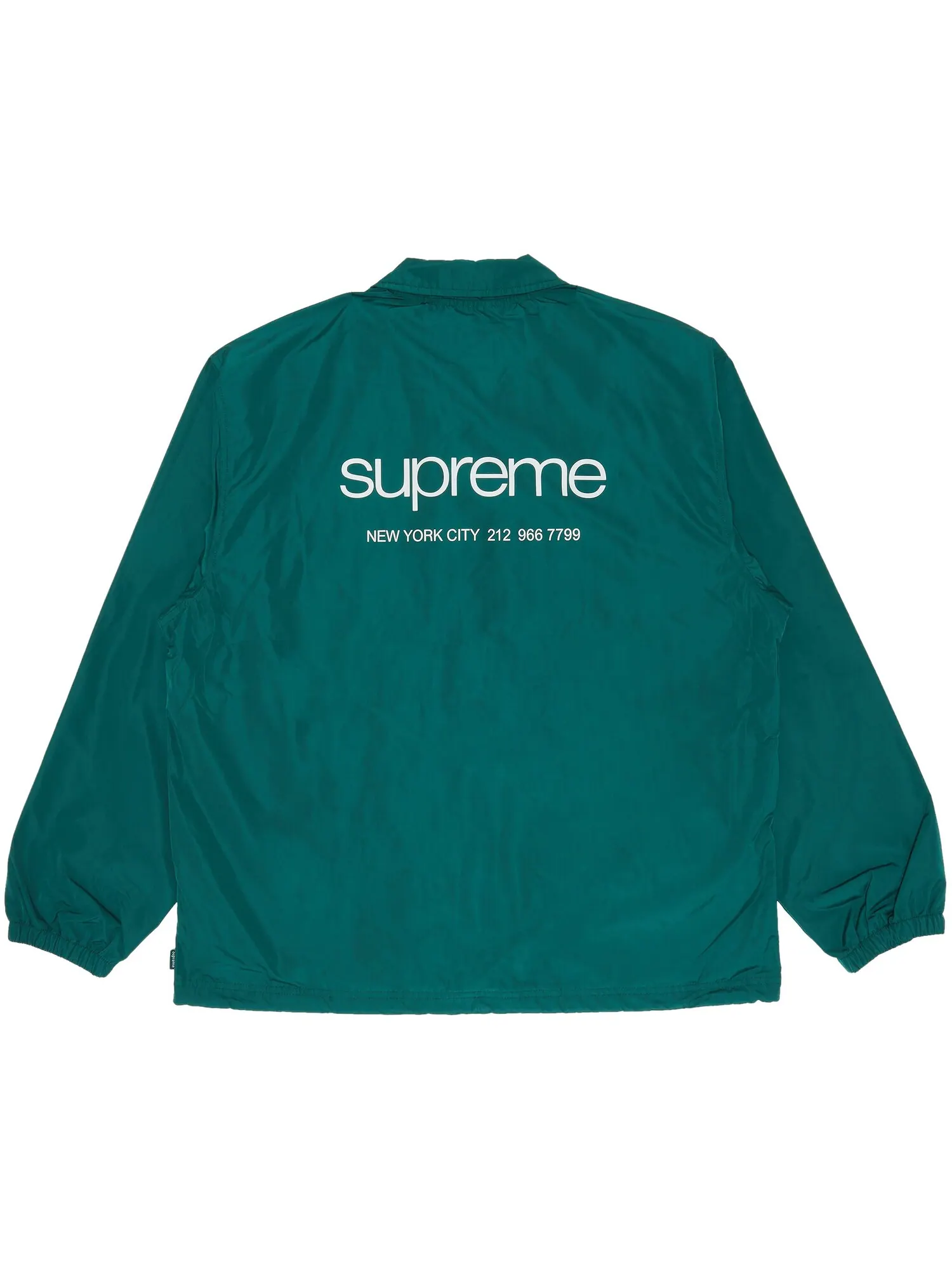 Куртка Supreme NYC Coaches Зеленая — изображение 2 из 3, зеленый