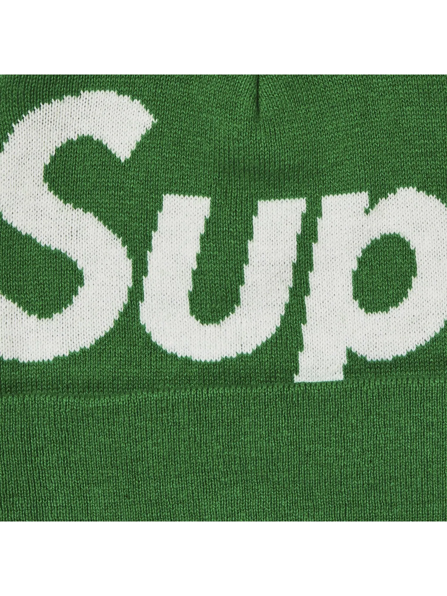 Шапка-бини Supreme с большим логотипом — изображение 3 из 3, зеленый