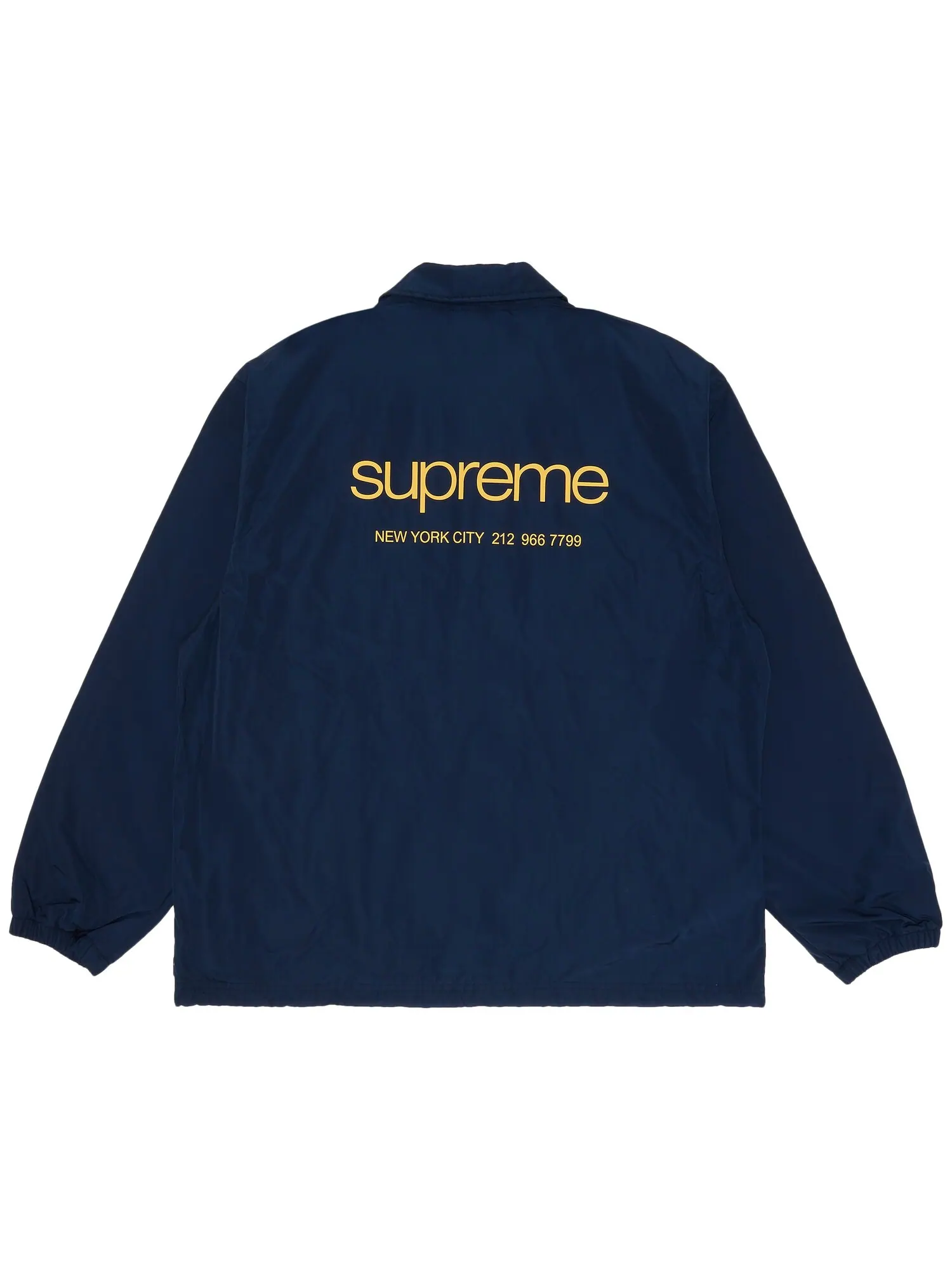 Куртка Supreme NYC Coaches темно-синего цвета — изображение 2 из 3, темно-синий