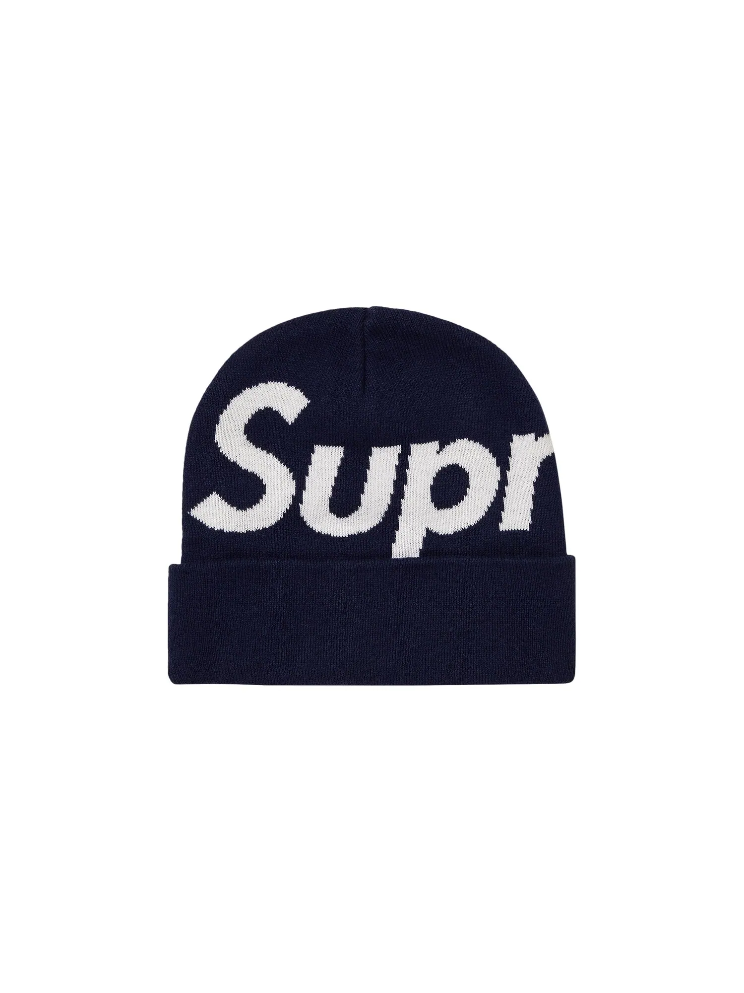 Шапка-бини Supreme с большим логотипом
