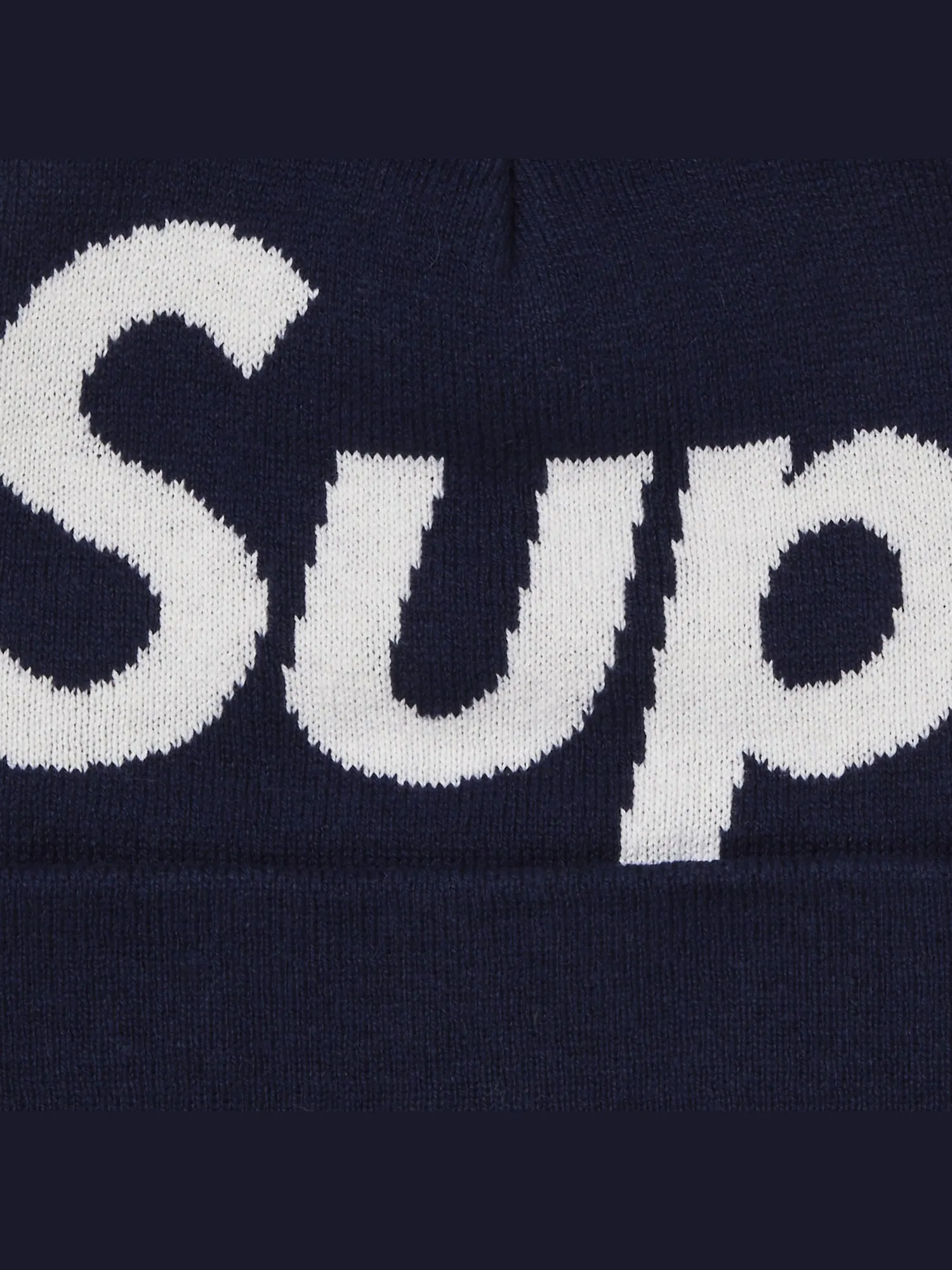 Шапка-бини Supreme с большим логотипом — изображение 3 из 3, синий
