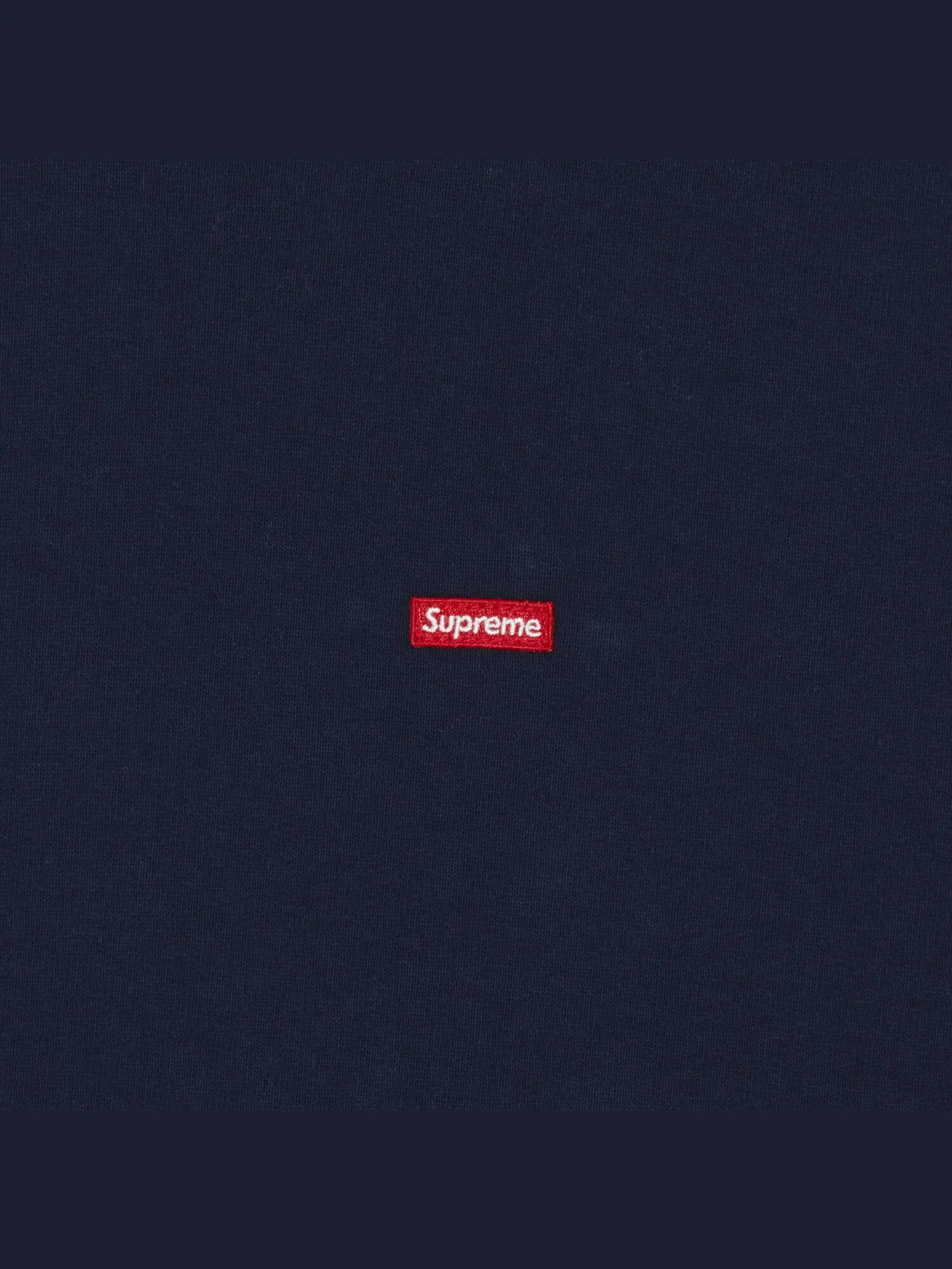 Толстовка с капюшоном и шнурком Supreme Small Box — изображение 2 из 2, темно-синий
