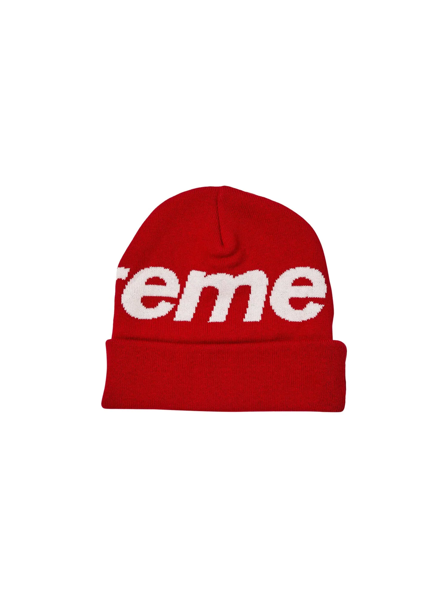 Шапка-бини Supreme с большим логотипом — изображение 2 из 3, красный
