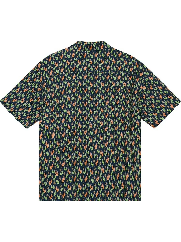 Рубашка Stussy Paisley Tears Shirt 'Navy' — изображение 2 из 2, синий