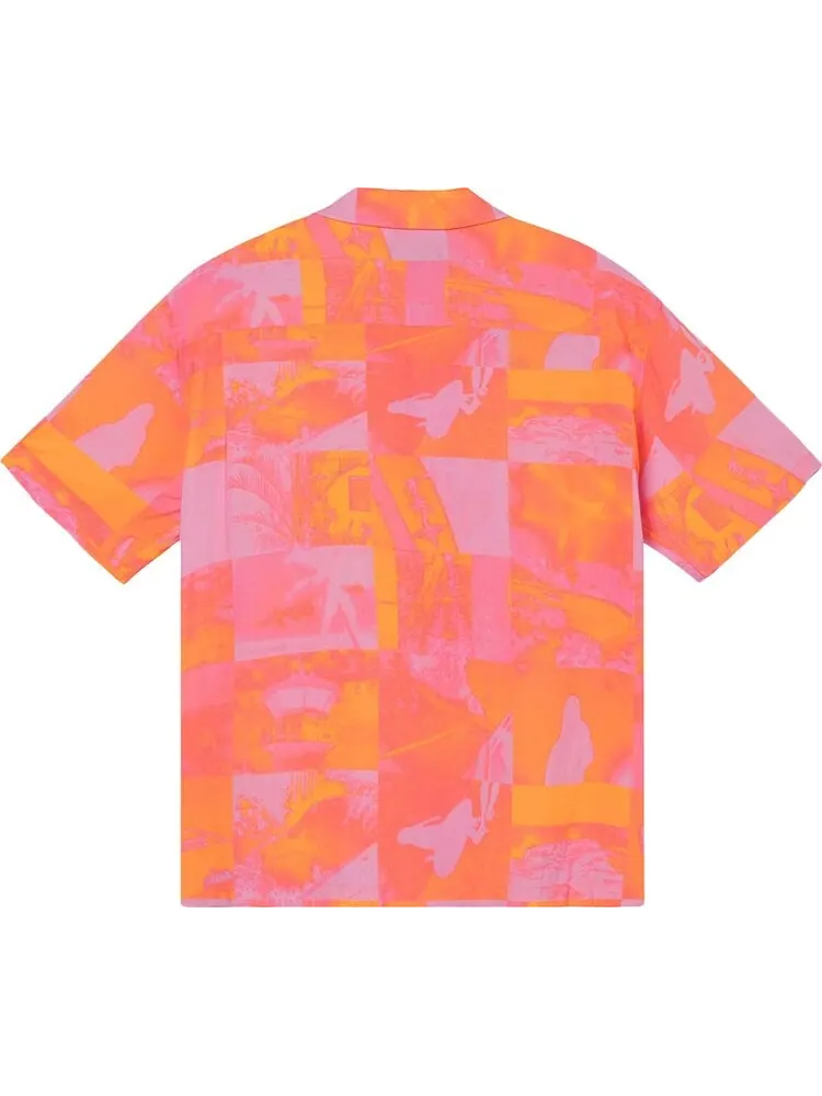 Рубашка Stussy Photo Film Shirt 'Pink' — изображение 2 из 2, розовый