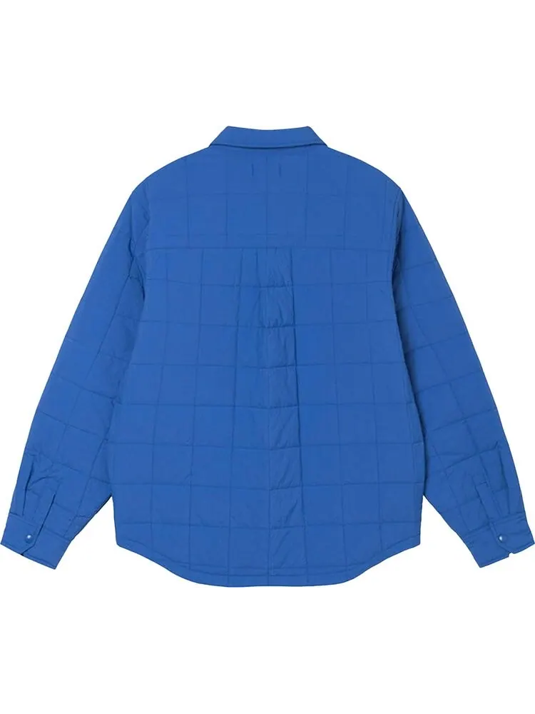 Рубашка Stussy Quilted Fatigue Shirt 'Blue' — изображение 2 из 2, синий