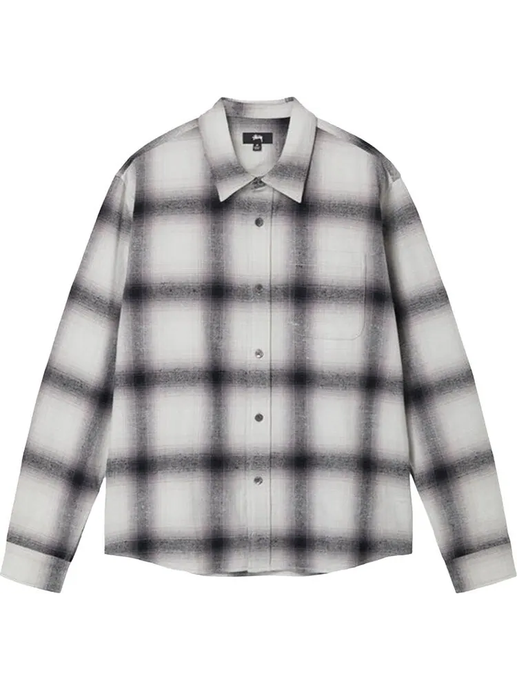 Рубашка Stussy Hellshire Plaid Shirt 'Grey'