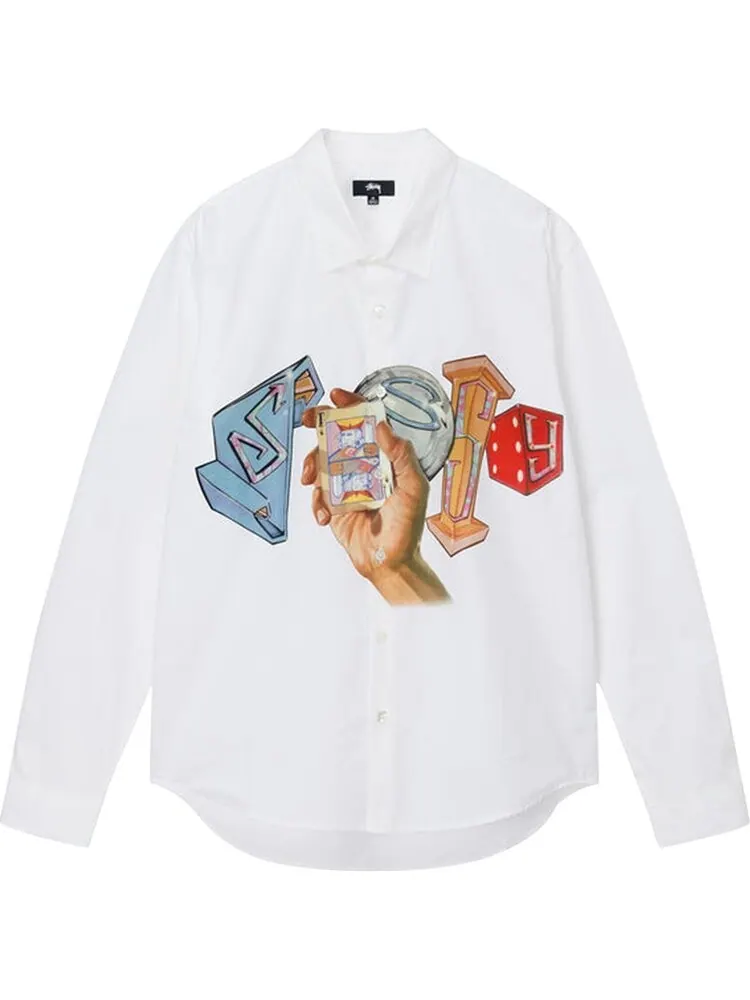 Рубашка Stussy Goldie Shirt 'White'