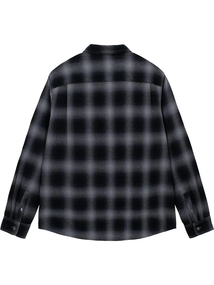 Рубашка Stussy Pete Plaid Shirt 'Charcoal' — изображение 2 из 2, мульти