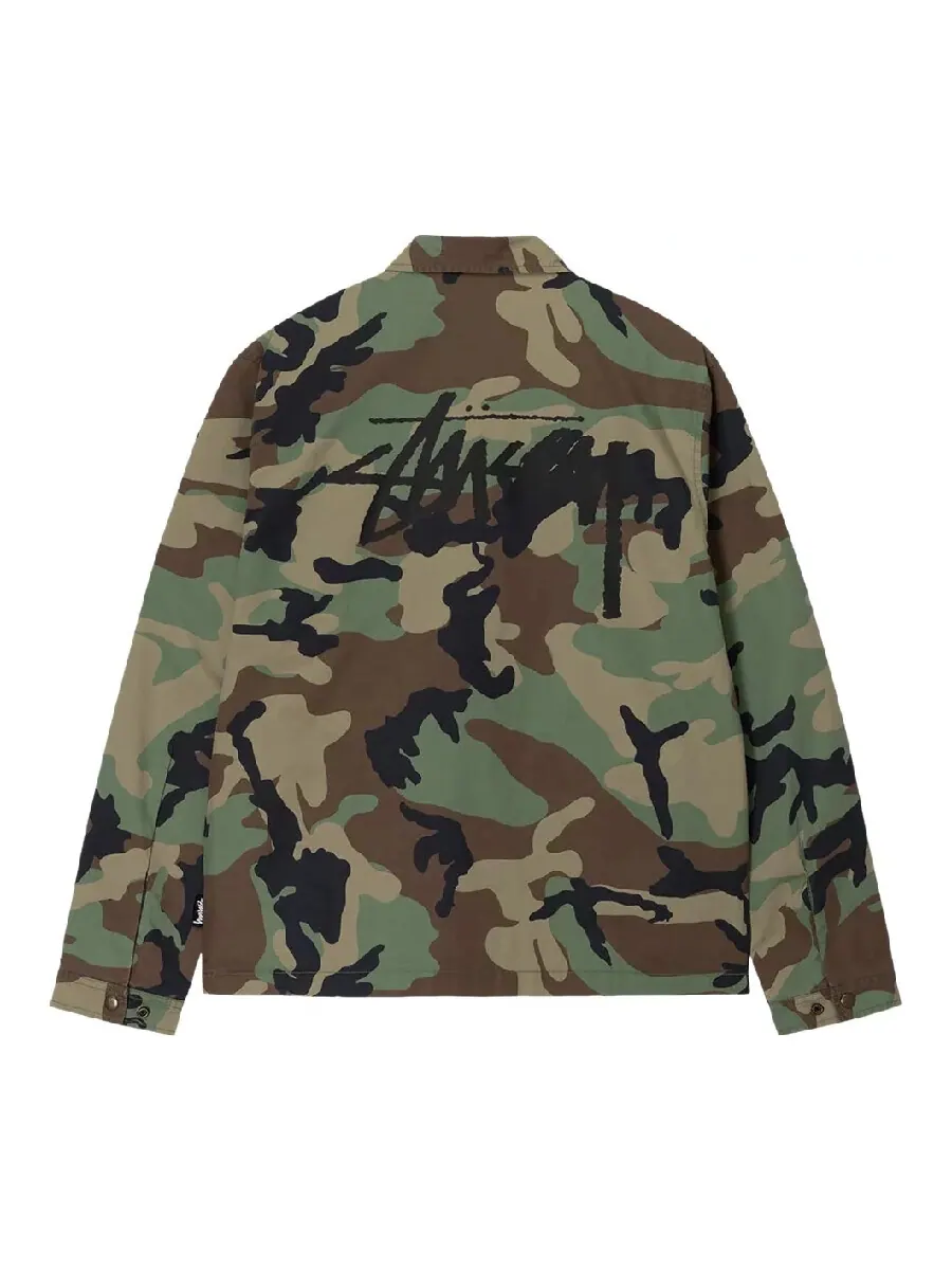 Куртка-рубашка Stussy Coach — изображение 2 из 2, мульти