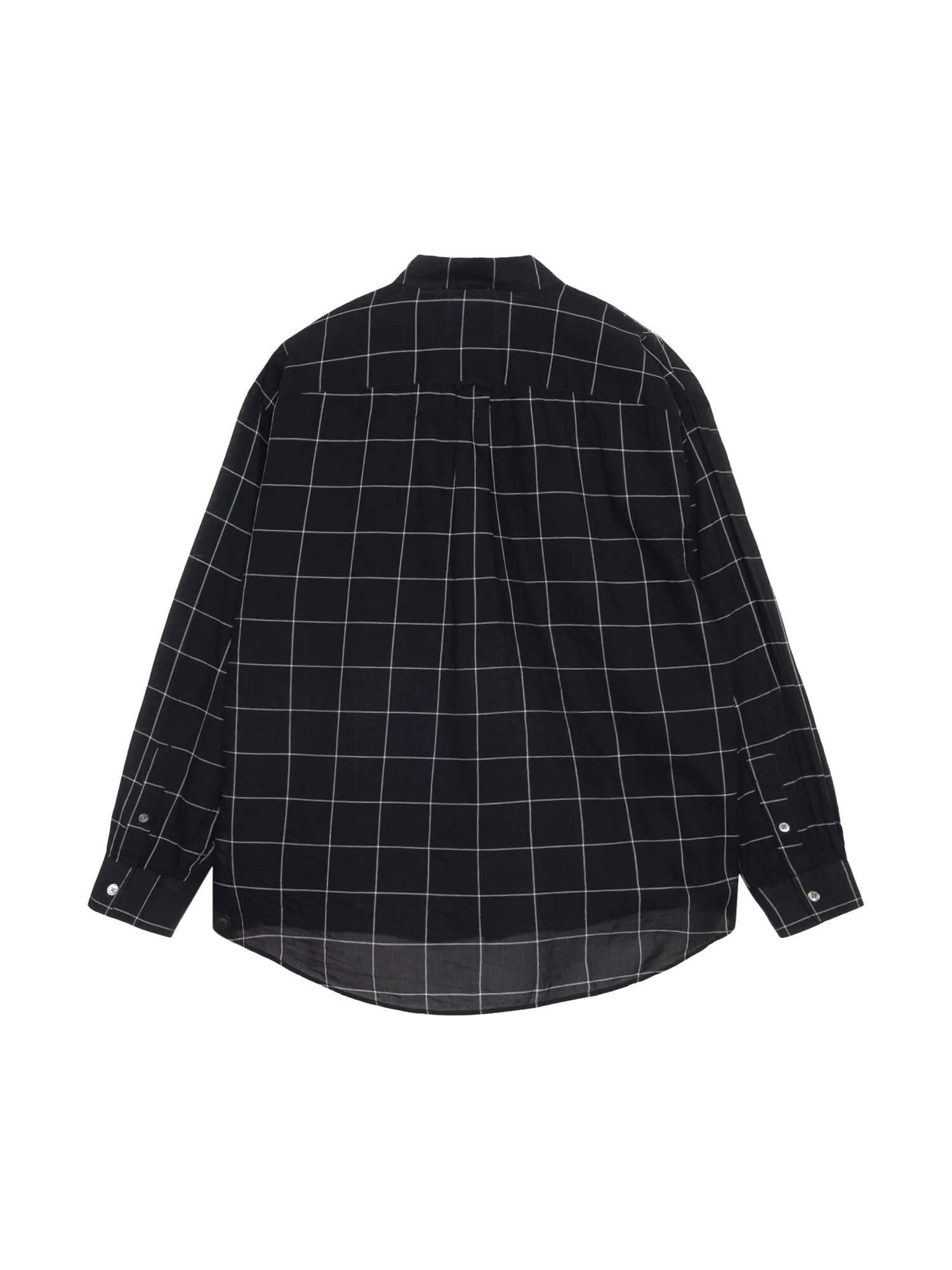 Легкая классическая рубашка Stussy Черное оконное стекло — изображение 2 из 2, черный