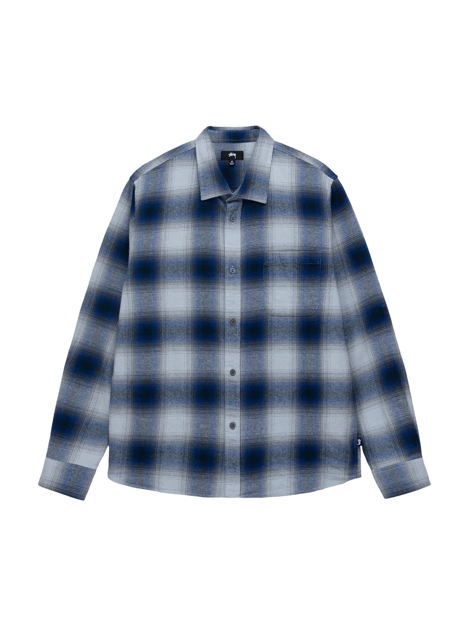 Рубашка в клетку Stussy Bay — изображение 1 из 2, синий