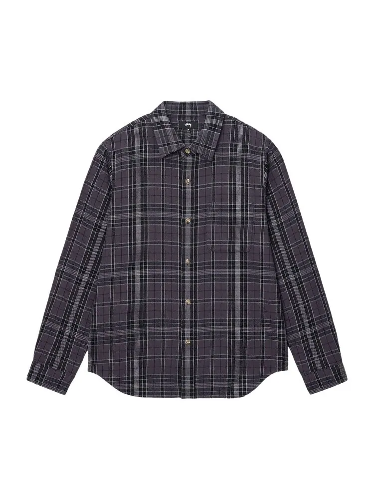 Рубашка Stussy Stones Plaid 'Black' — изображение 1 из 2, черный