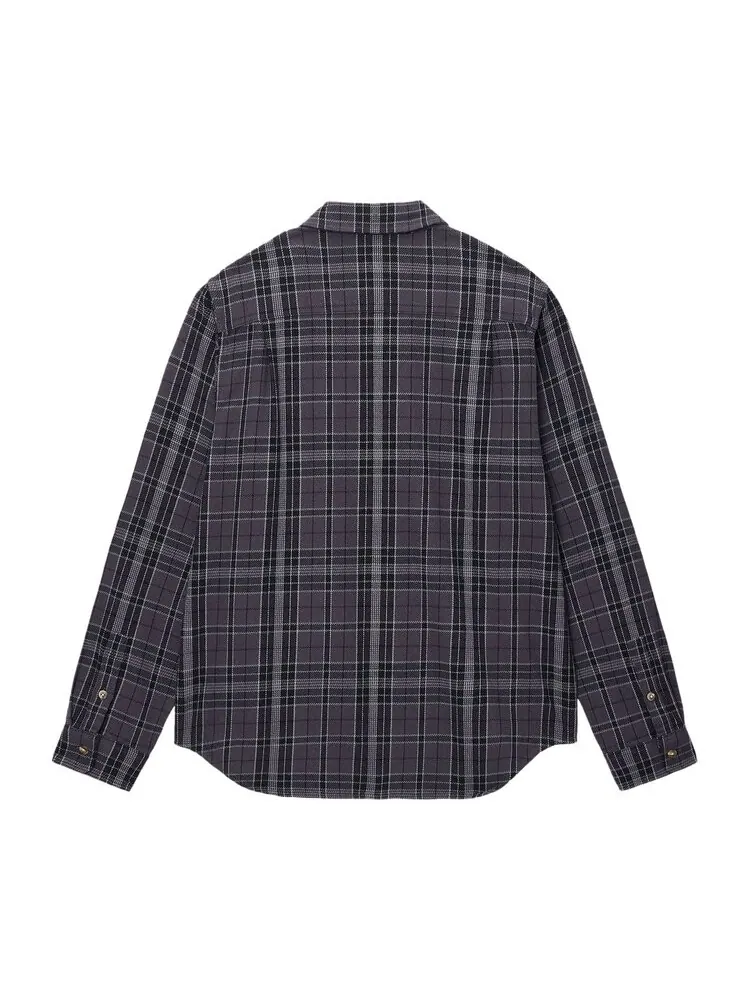 Рубашка Stussy Stones Plaid 'Black' — изображение 2 из 2, черный