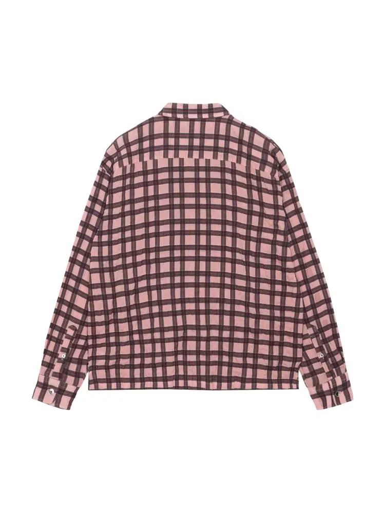 Рубашка Stussy Sonoma Plaid Shirt 'Pink' — изображение 2 из 2, розовый
