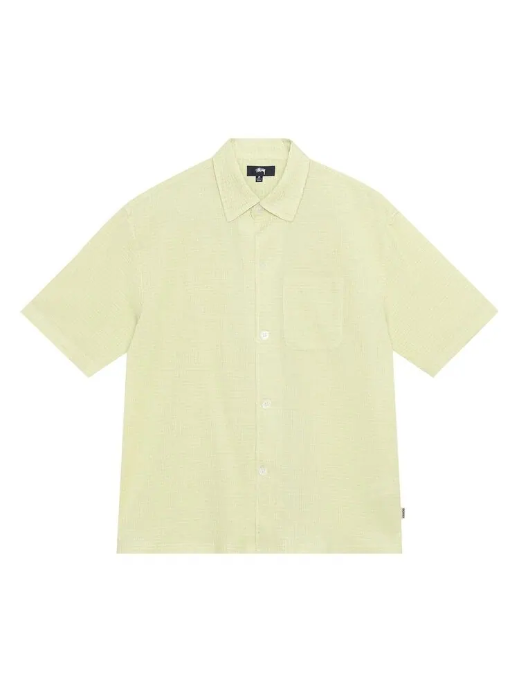 Рубашка Stussy Boxy Flat Hem Crinkled Shirt