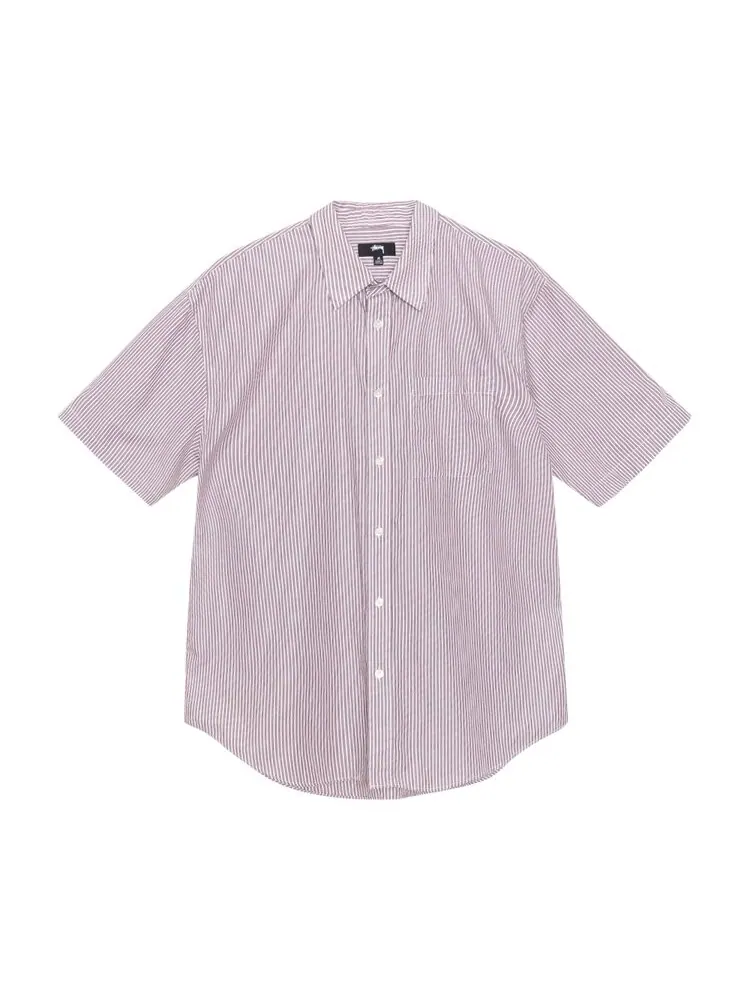 Рубашка Stussy 8 Ball Stripe Boxy Short-Sleeve Shirt
