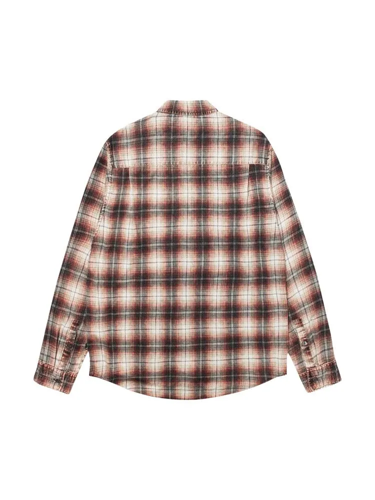 Рубашка Stussy Matthew Printed Shirt — изображение 2 из 2, умбра
