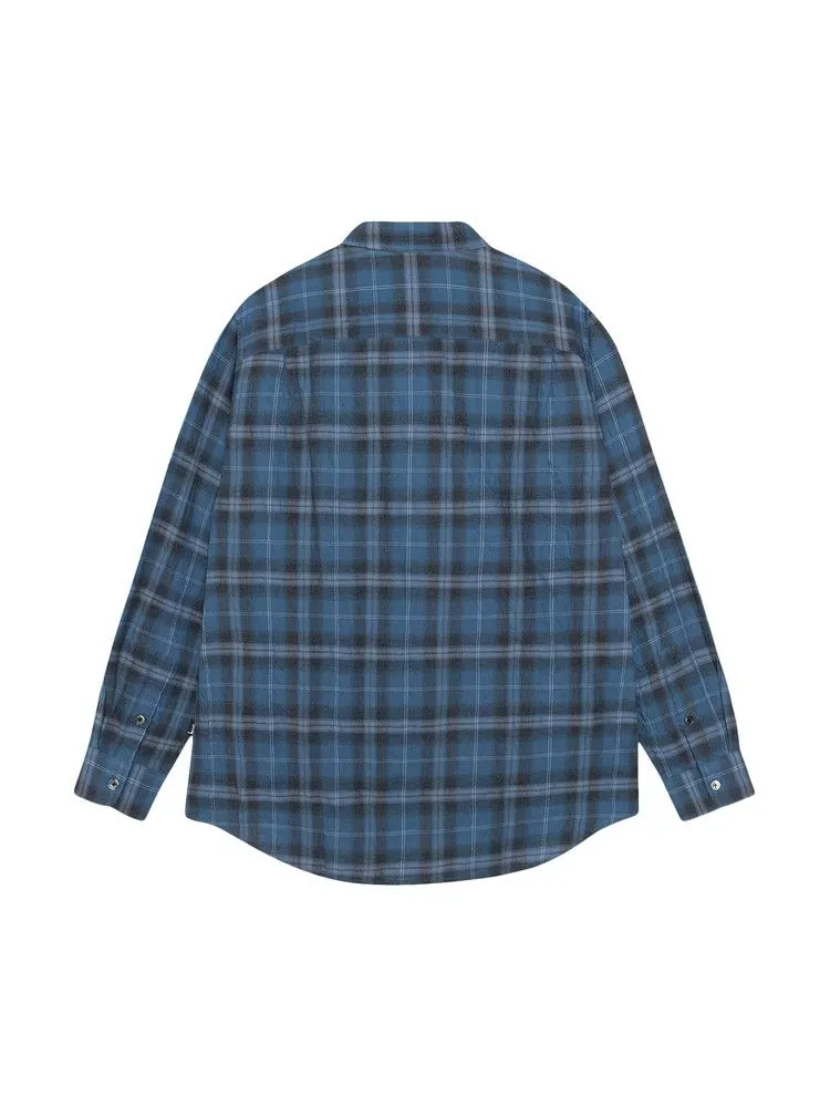 Рубашка Stussy Beach Plaid Shirt — изображение 2 из 2, синий