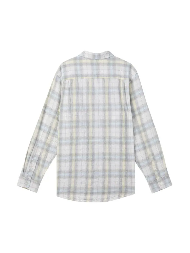 Рубашка Stussy Beach Plaid Shirt — изображение 2 из 2, белый