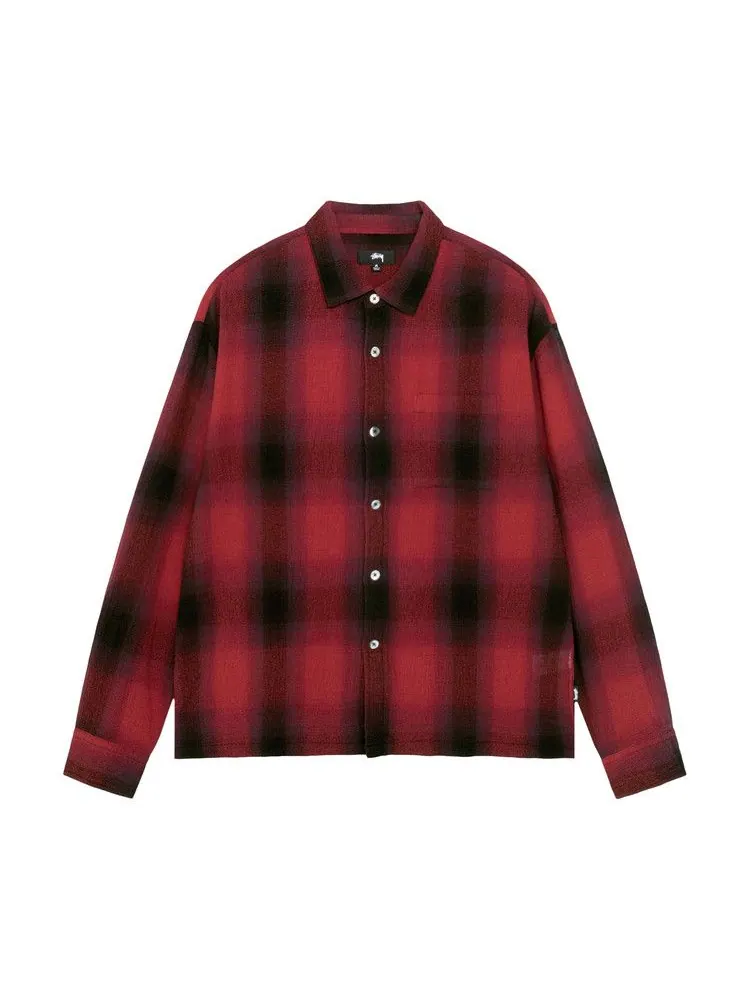 Рубашка Stussy Loose Weave Plaid Shirt