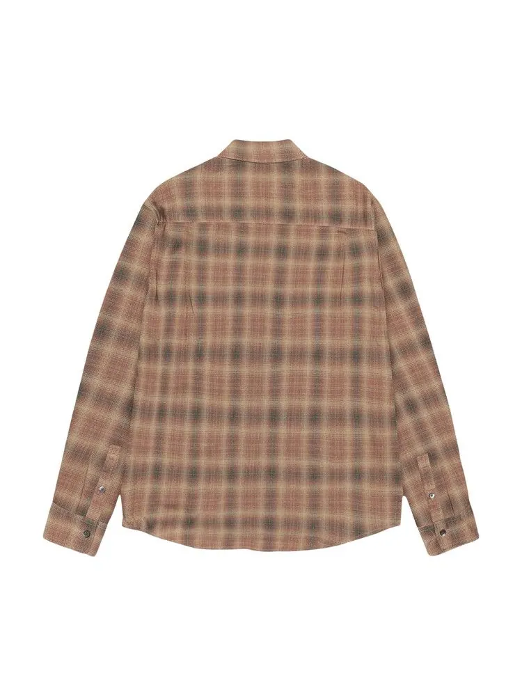 Рубашка Stussy Matthew Printed Shirt — изображение 2 из 2, кирпич