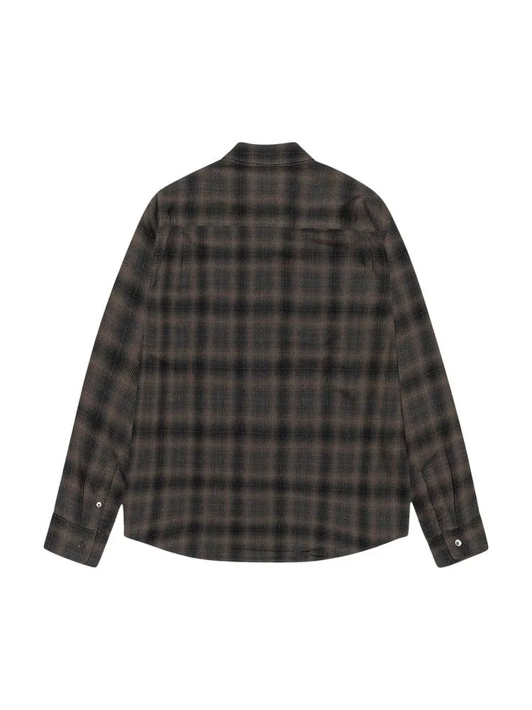 Рубашка Stussy Matthew Printed Shirt — изображение 2 из 2, коричневый
