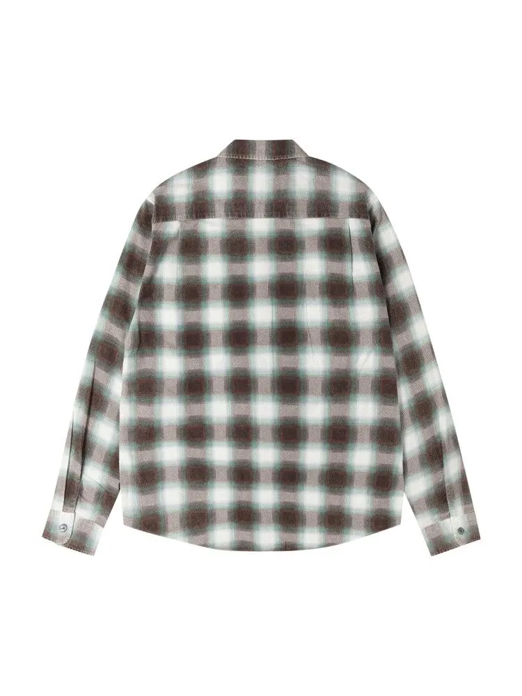 Рубашка Stussy June Plaid Shirt — изображение 2 из 2, кость