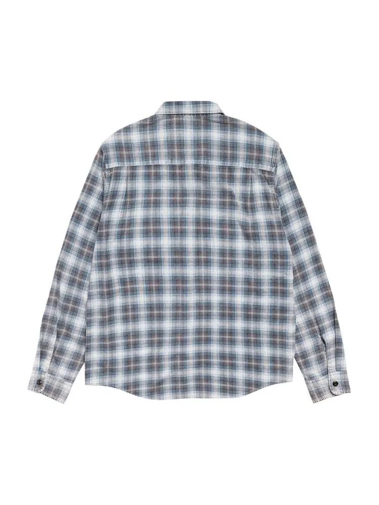 Рубашка Stussy Dax Printed Shirt 'Blue' — изображение 2 из 2, синий