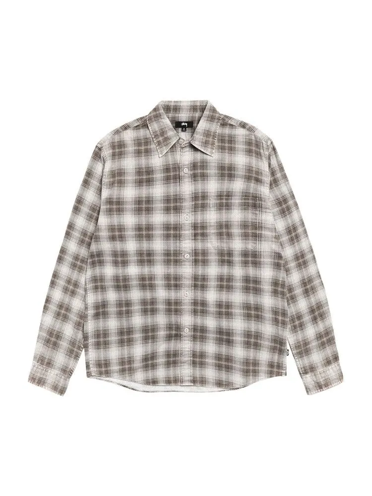 Рубашка Stussy Dax Printed Shirt 'Brown'