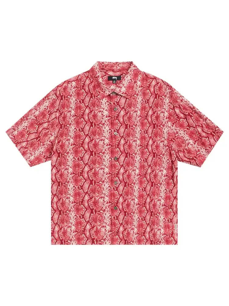Рубашка Stussy Python с коротким рукавом