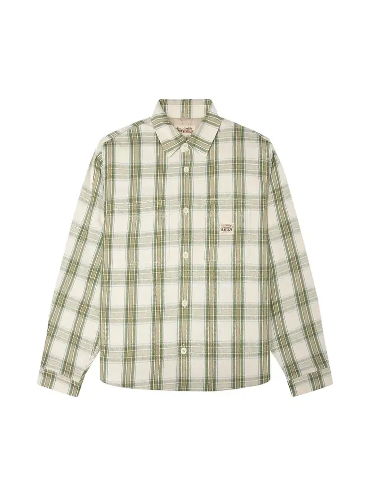 Рубашка в клетку Stussy Lau 'Off White'