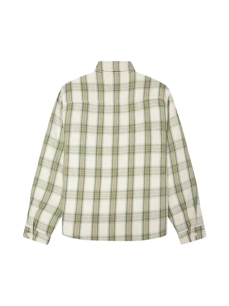 Рубашка в клетку Stussy Lau 'Off White' — изображение 2 из 2, белый