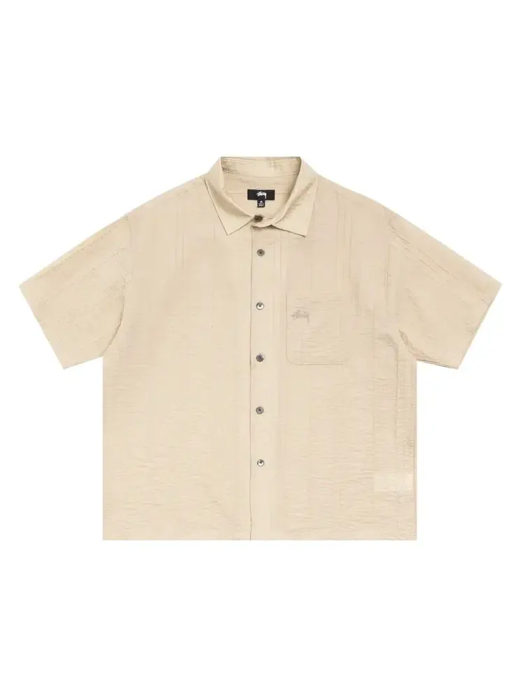 Плиссированная фактурная рубашка Stussy