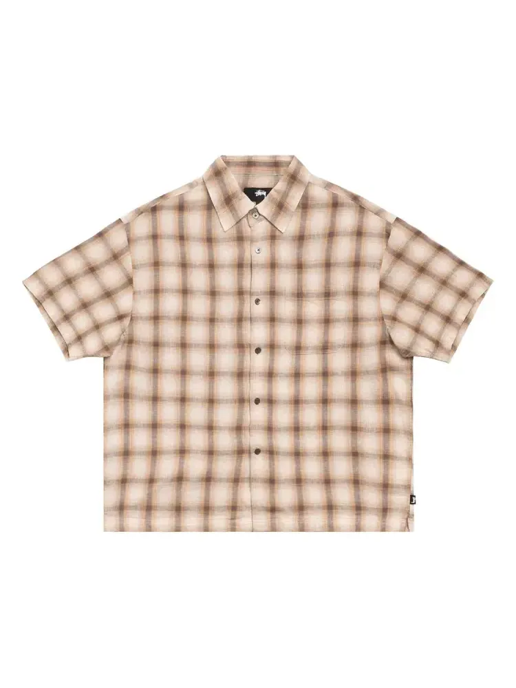 Рубашка в клетку с коротким рукавом Stussy Liam
