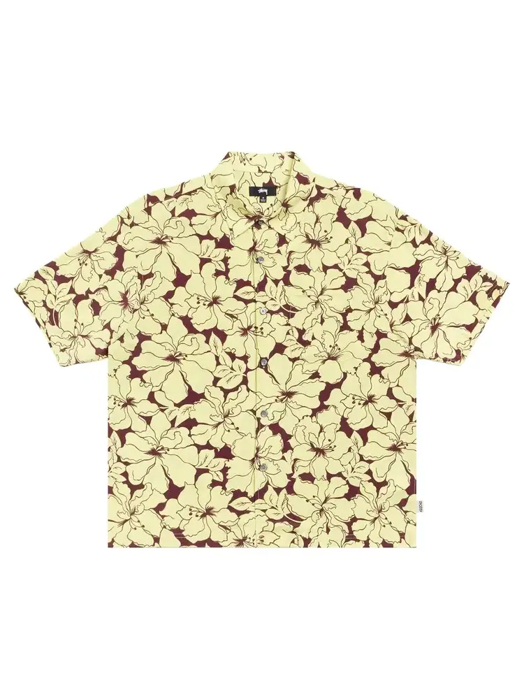 Гавайская рубашка с цветочным принтом Stussy