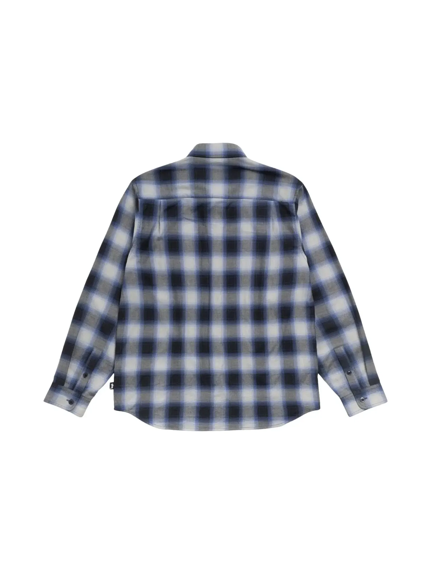 Рубашка Stussy Beach Ombre Plaid Shirt — изображение 2 из 2, черный