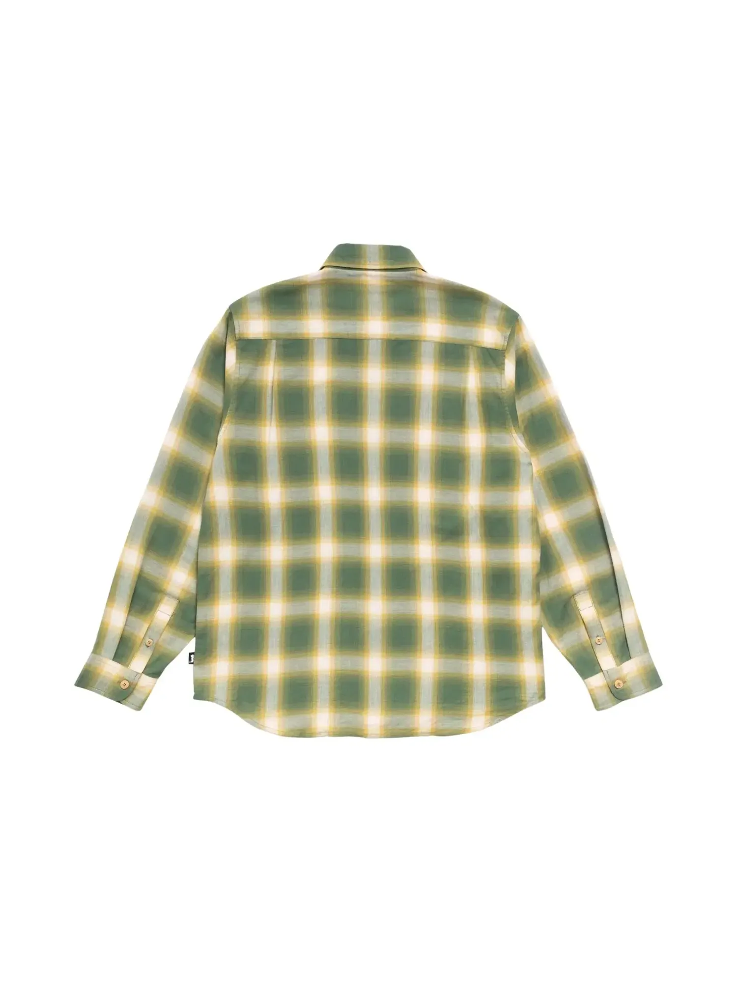 Рубашка Stussy Beach Ombre Plaid Shirt — изображение 2 из 2, зеленый