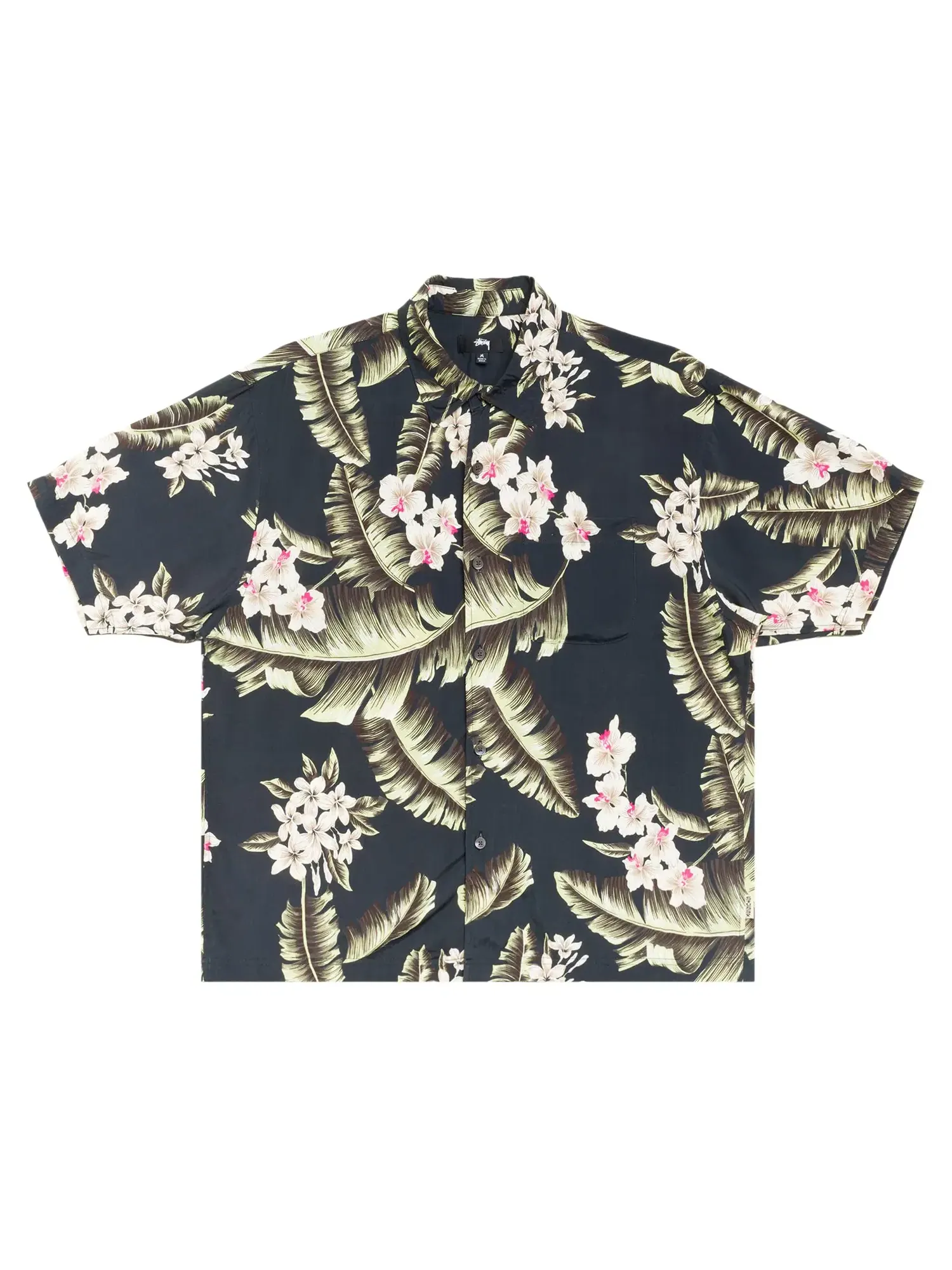 Рубашка Stussy с коротким рукавом и гавайским цветочным принтом