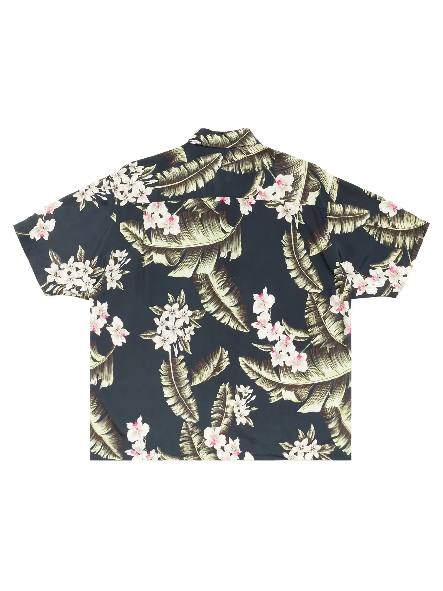 Рубашка Stussy с коротким рукавом и гавайским цветочным принтом — изображение 2 из 2, черный