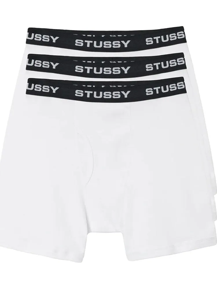 Боксеры Stussy Boxer Briefs (3 Pack) 'White'