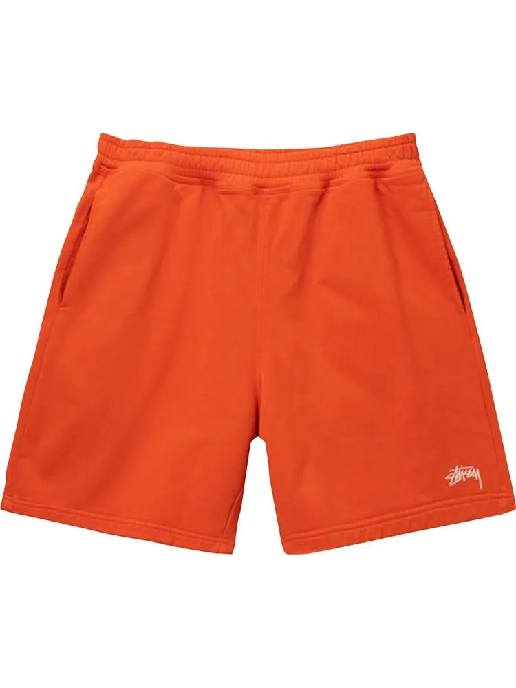 Шорты Stussy Overdyed Stock Logo Short 'Orange'