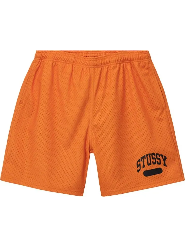 Шорты Stussy Arch Mesh Short 'Orange' — изображение 1 из 2, оранжевый