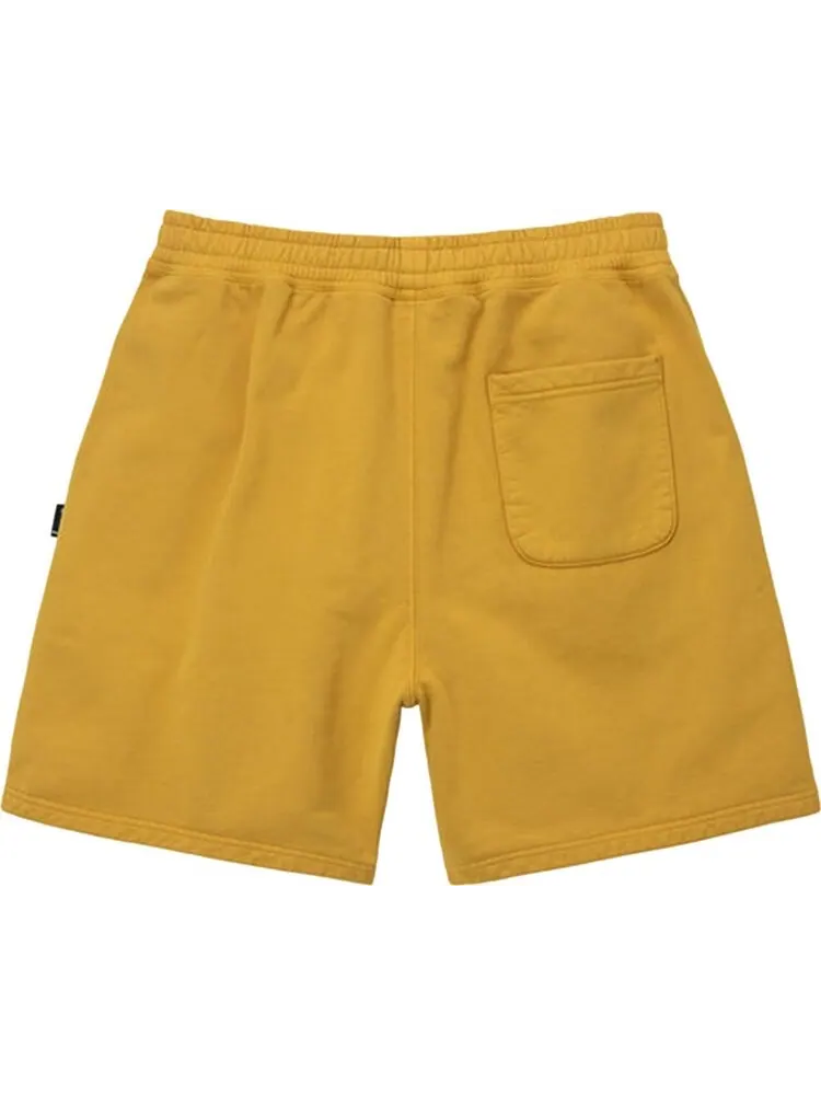 Шорты Stussy Pigment Dyed Fleece Short 'Gold' — изображение 2 из 2, золото