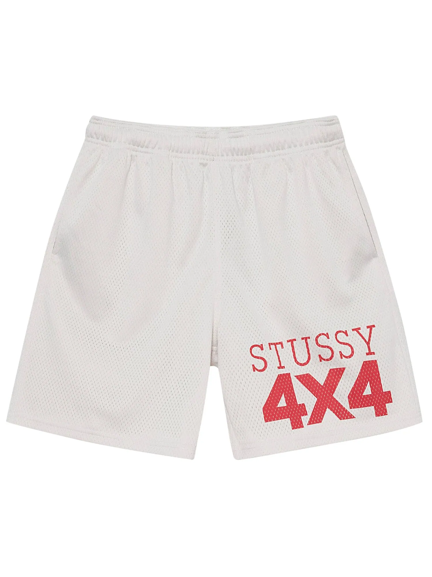 Сетчатые шорты Stussy 4X4 Bone — изображение 1 из 2, кость
