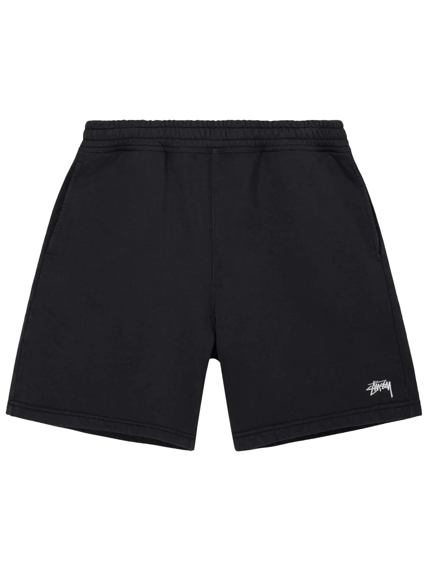 Черные шорты с логотипом Stussy Stock