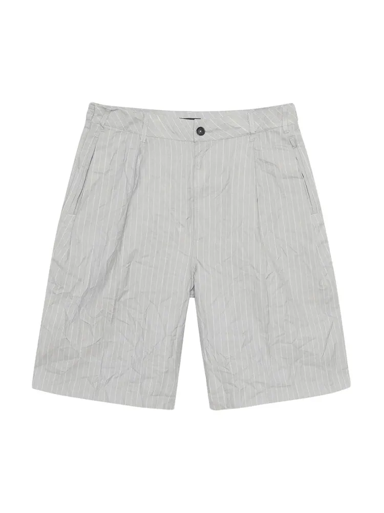 Шорты Stussy Wrinkled Stripe Volume Pleated Short
