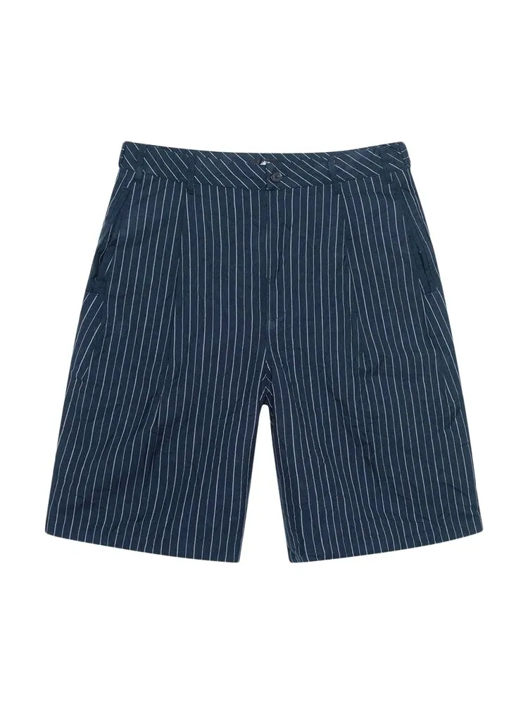 Шорты Stussy Wrinkled Stripe Volume Pleated Short